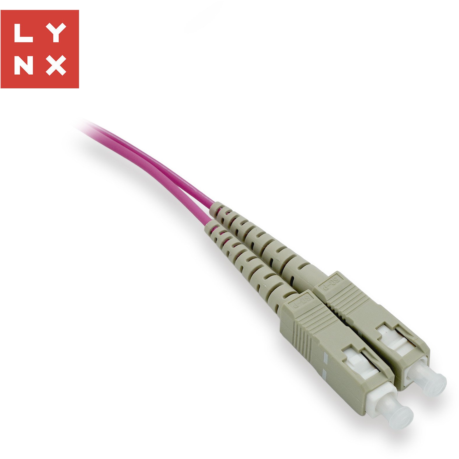 LYNX duplexní patch kabel MM, OM4, SC/SC, 50/125µm, 5m