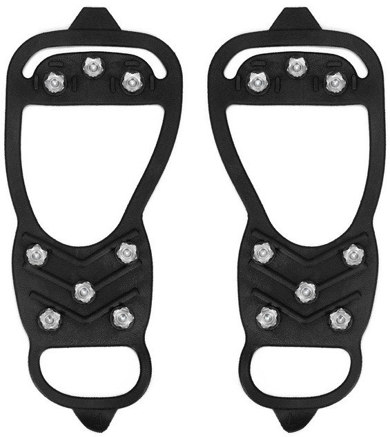 Springos Raczki turystyczne, nakładki kolcowe czarne uniwersalne rozmiar 41-45