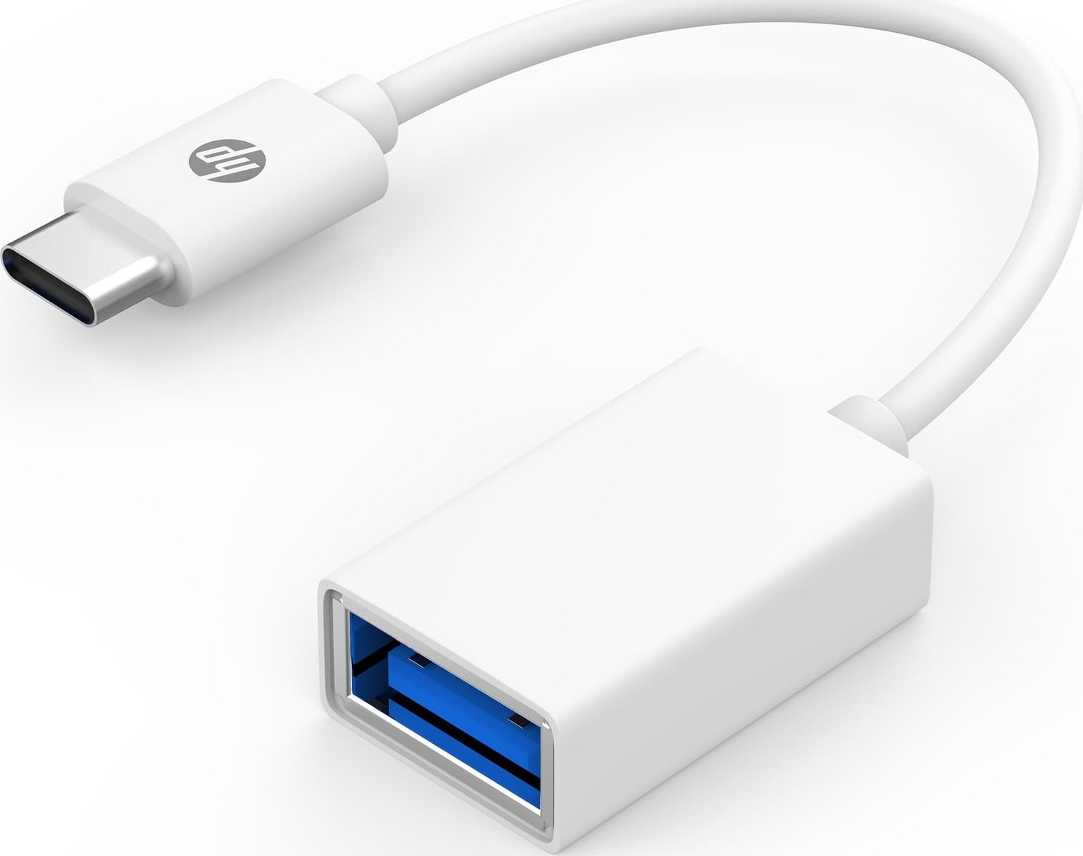 Adapter USB HP USB redukcja, (3.0), USB C (M) - USB A F, biała, Hewlett-Packard DHC-TC105
