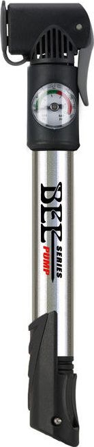 Bee Pompka aluminiowa z manometrem BEE ZF-021B dwuzaworowa z blokadą uniwersalny