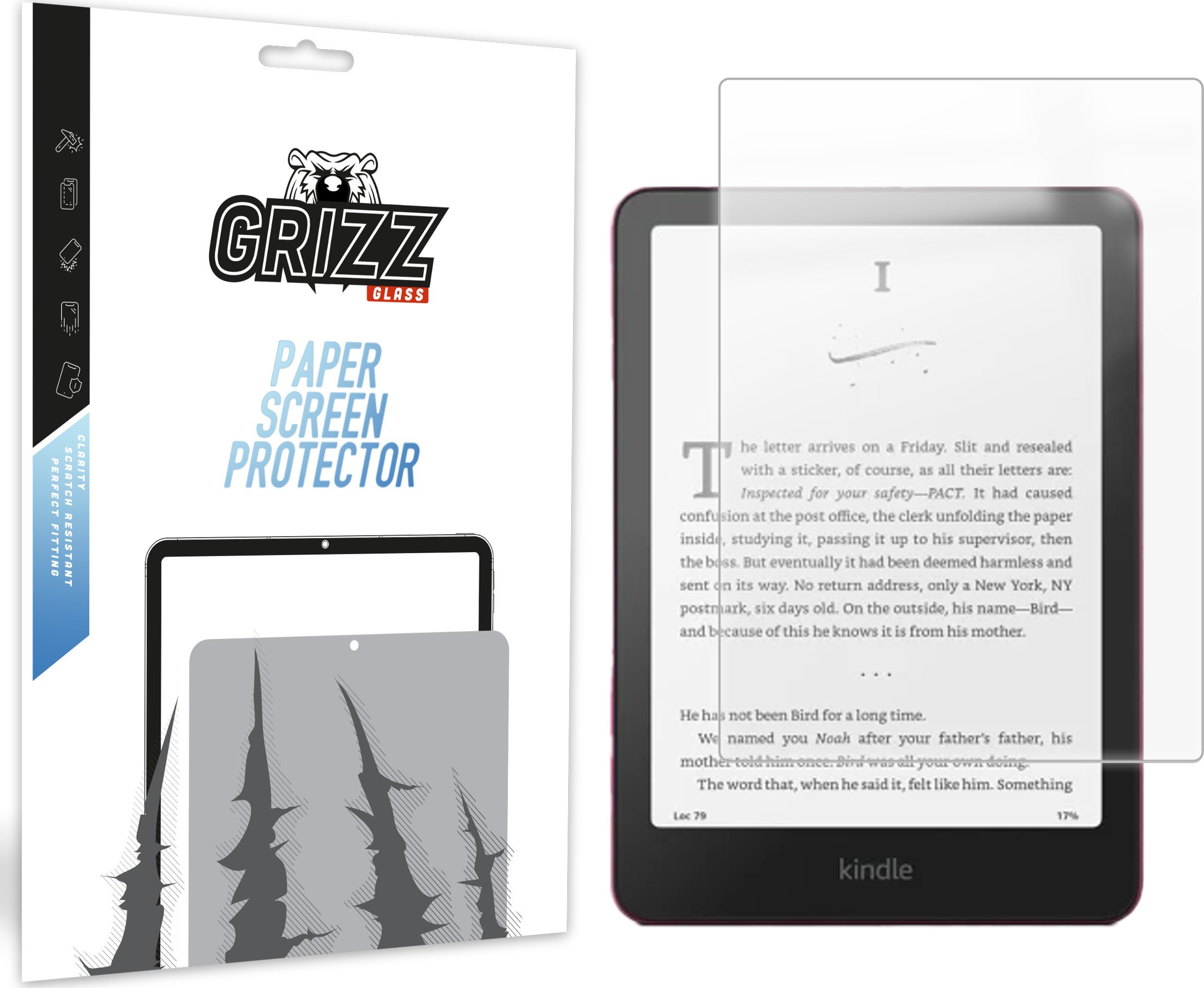Folia matowa GrizzGlass PaperScreen do Amazon Kindle Paperwhite 7" 2024