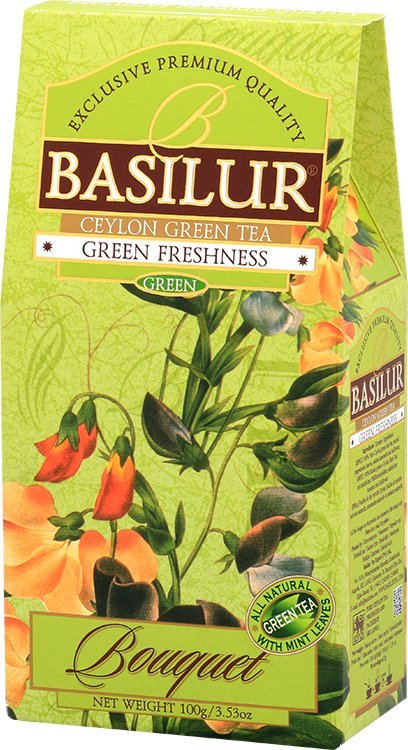 Basilur Herbata zielona liściasta Green Freshness 100g