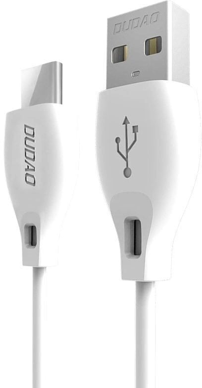 Dudao przewód kabel USB Typ C 2.1A 1m biały (L4T 1m white)