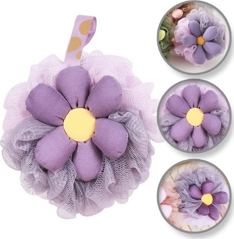 eCarla Szczotka gąbka do mycia ciała SWEETY na mokro XL 15cm GB14FIO