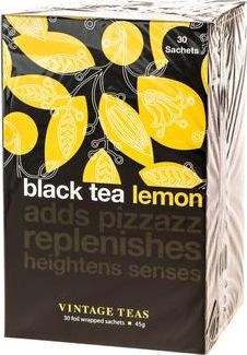 Vintage Teas Herbata czarna Lemon 30 torebek