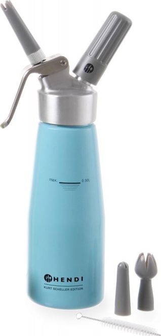 Hendi Syfon do bitej śmietany Kurt Scheller Niebieski 0,5 L - Hendi 975862 Syfon do bitej śmietany Kurt Scheller Niebieski 0,5 L - Hendi 975862