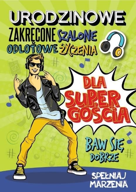 Stamp Karnet Bueno B6 + koperta wzór nr 06 Urodziny