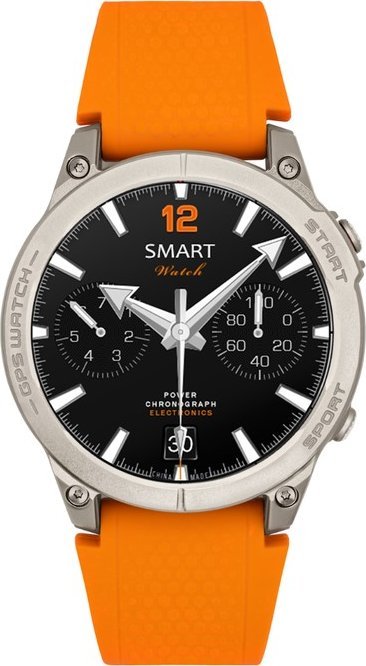 Smartwatch Watchmark - GPS Watch pomarańczowy