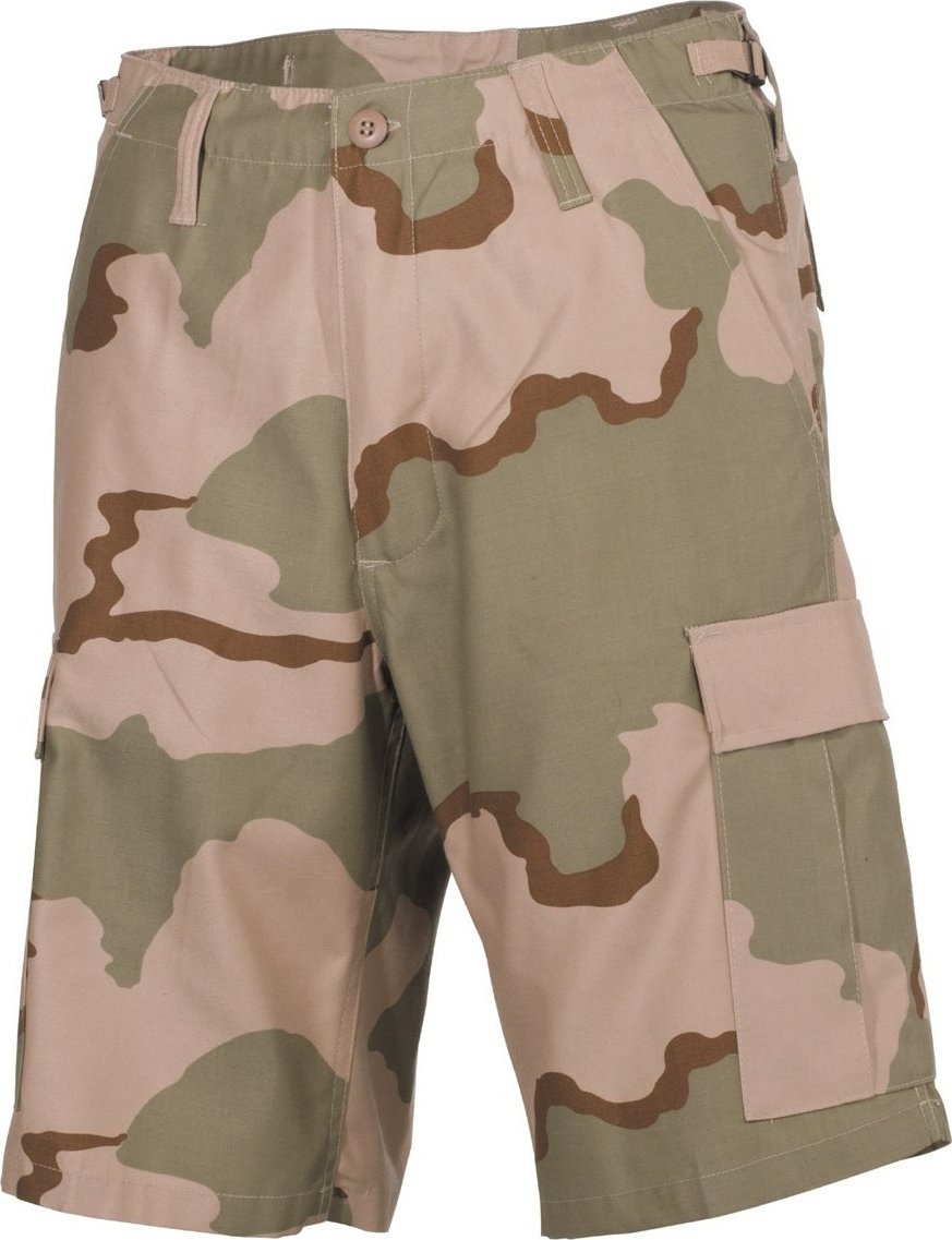 MFH Spodnie US Bermuda BDU 3 Farben desert XS