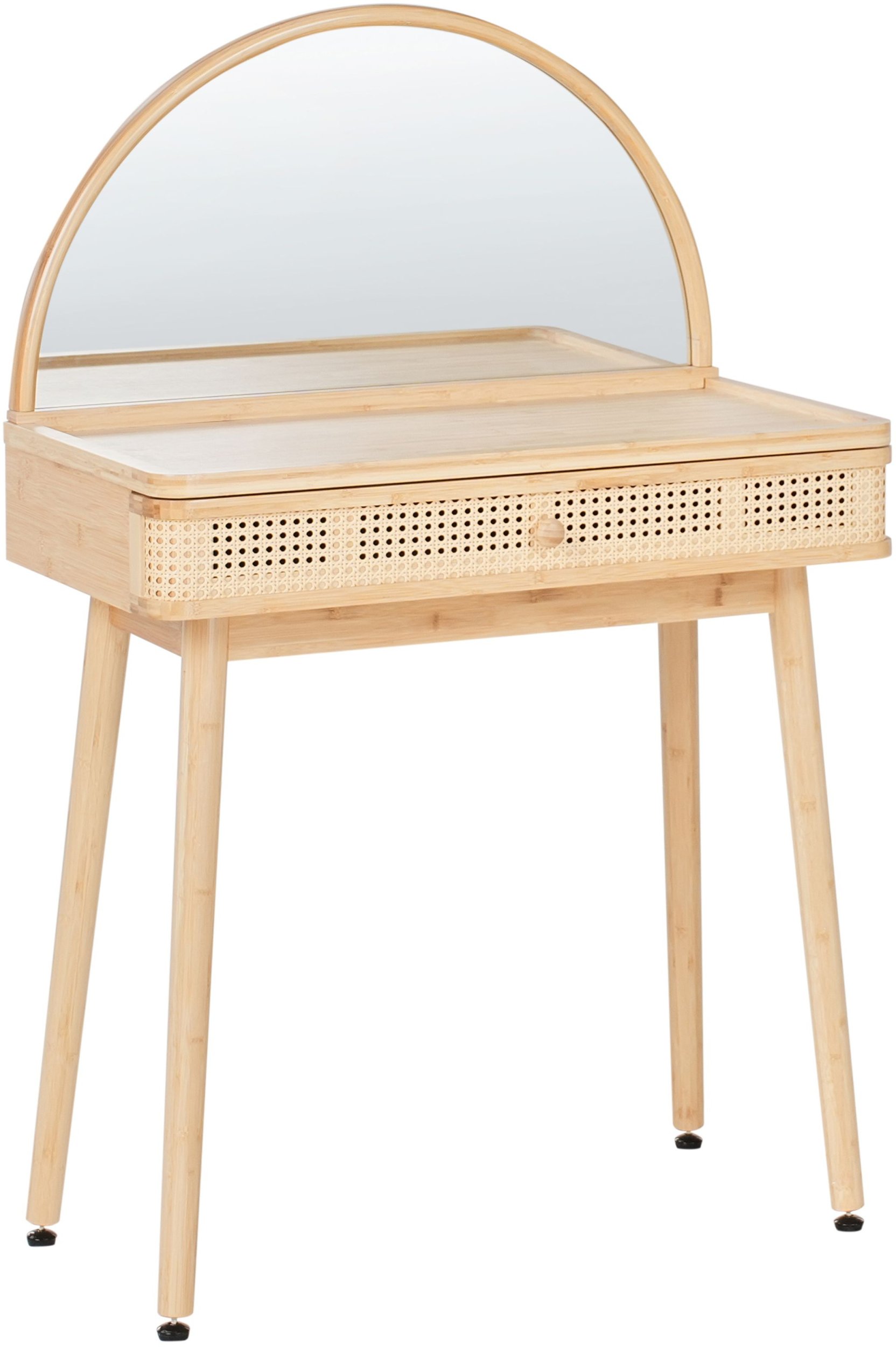 Toaletka z lustrem RANCHERIA Jasnobrązowy