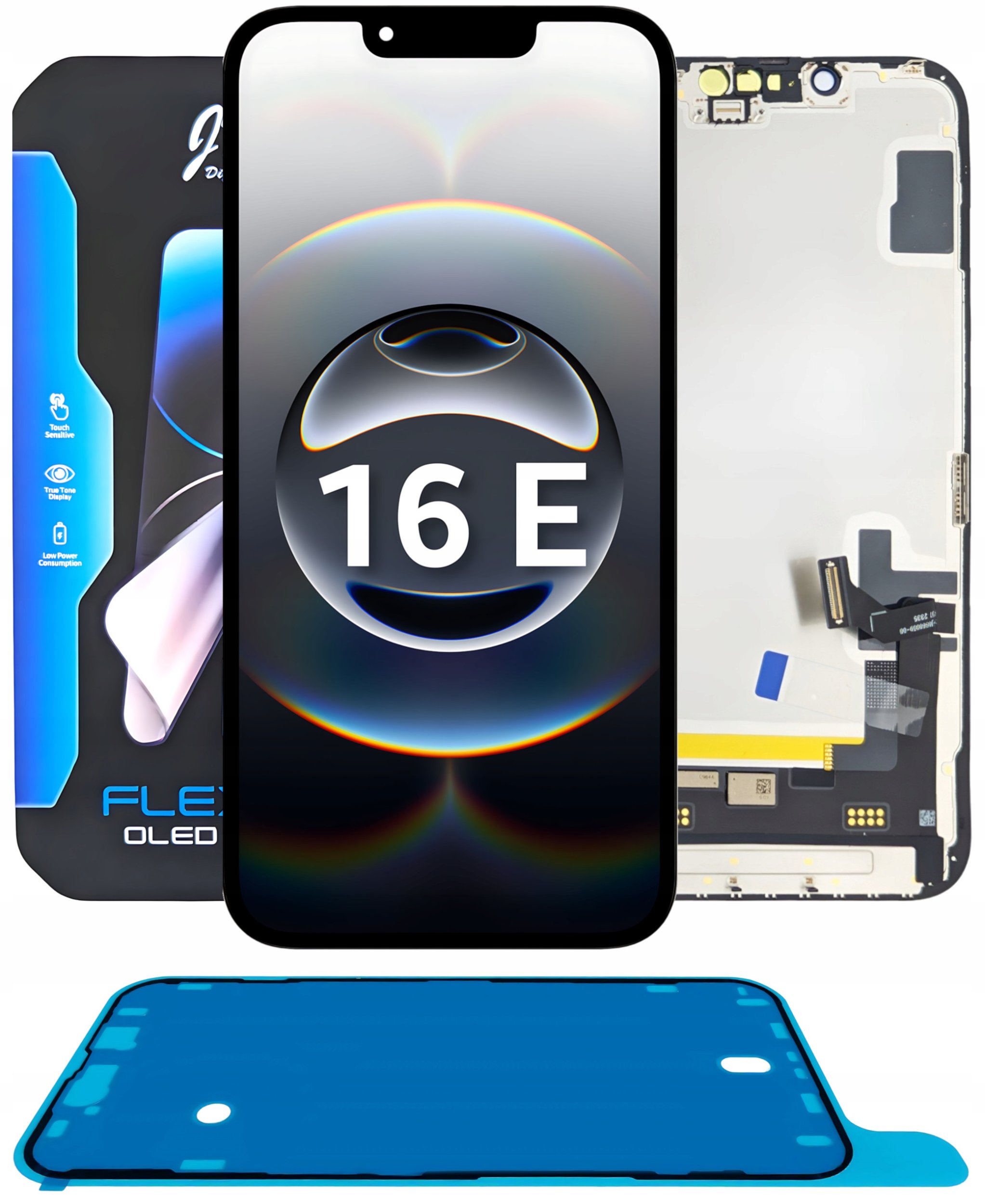 Wyświetlacz do iPhone 16E Ekran LCD Soft OLED A3212 A3409 Wymienny Chip (5904858346134)