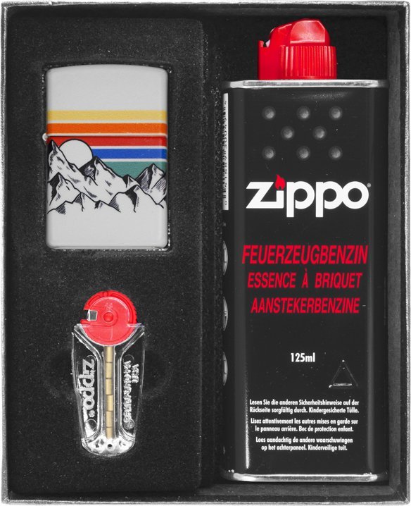 Zestaw ZIPPO Zapalniczka MOUNTAIN Prezentowy No1