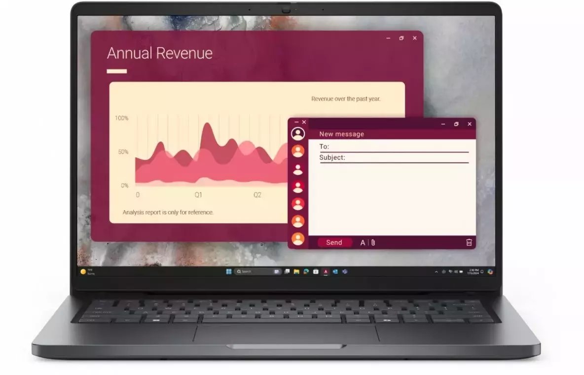 Laptop Dell Pro 14 PC14250 Core 5 220U / 16 GB / 512 GB / W11 Pro (BTO013_PC14250_EMEA)