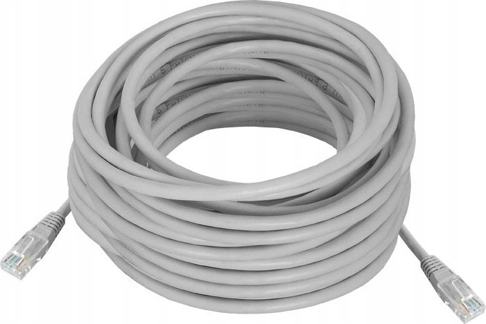 Lexton Kabel komputerowy sieciowy 1:1, 8P8C (patchcord), CAT6E, 20m.