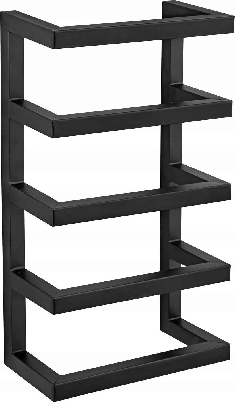 Wenko Wieszak na ręczniki ze stali lakierowanej, czarny mat, 4 półki, FONDIRO, WENKO