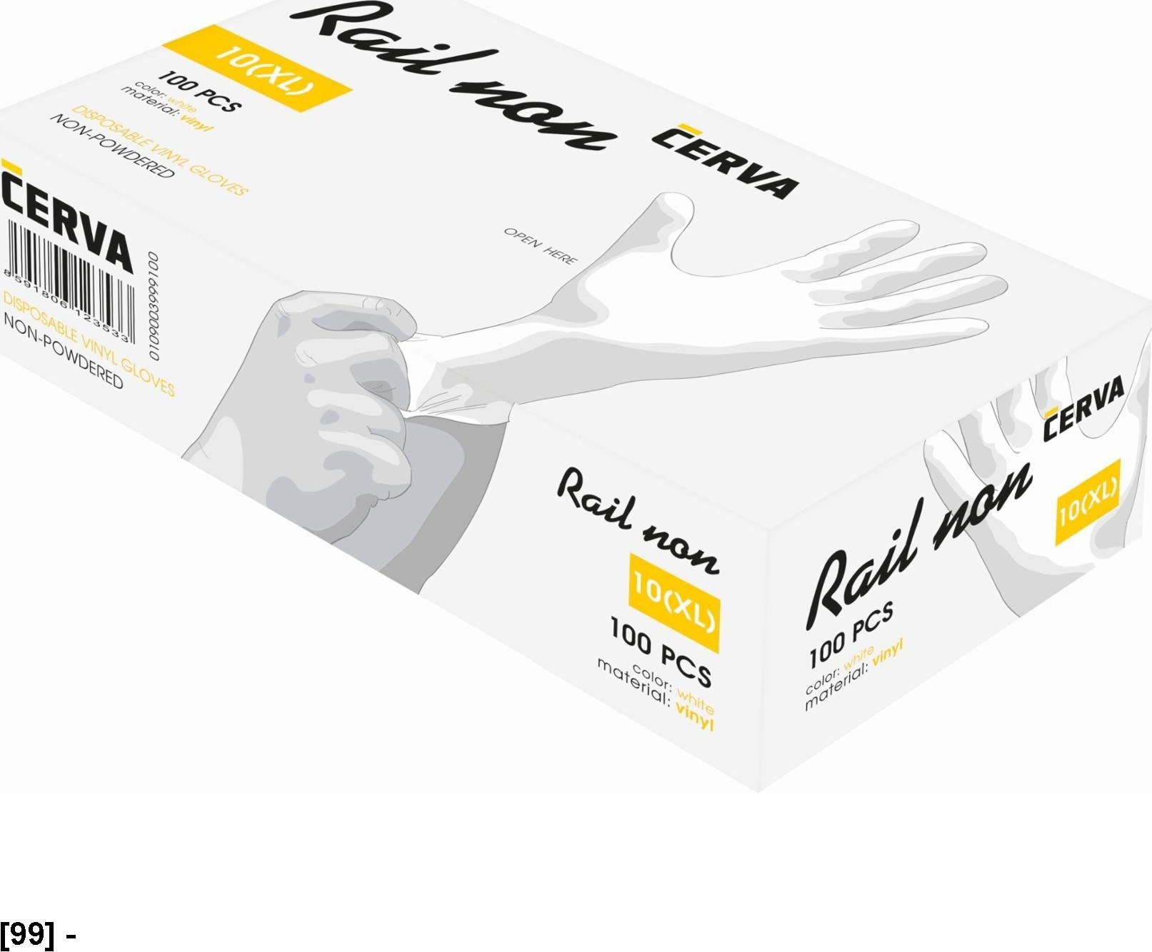CERVA RAIL NON - rękawice chemiczne jednorazowe 9