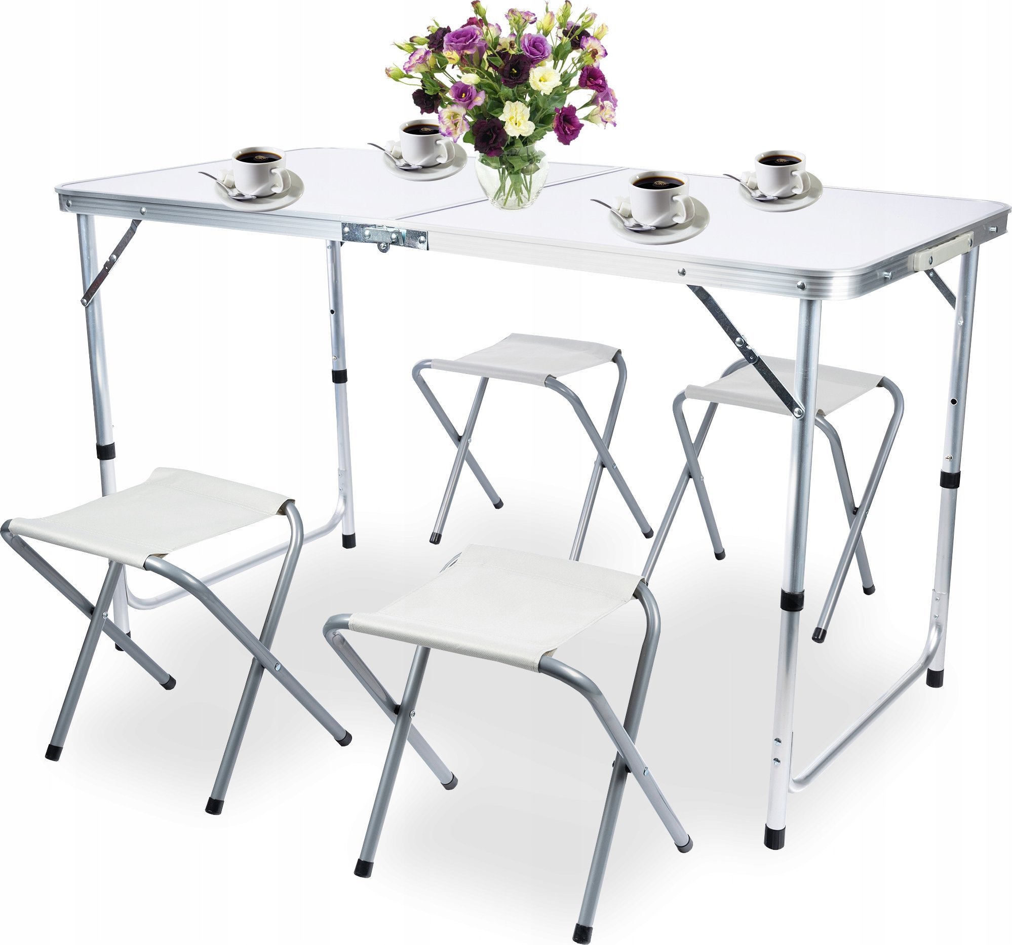 Zestaw Turystyczny Stolik + 4 Stołki (L71A)