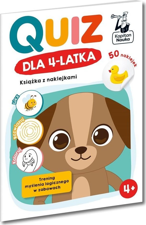 Kapitan Nauka. Quiz dla 4-latka