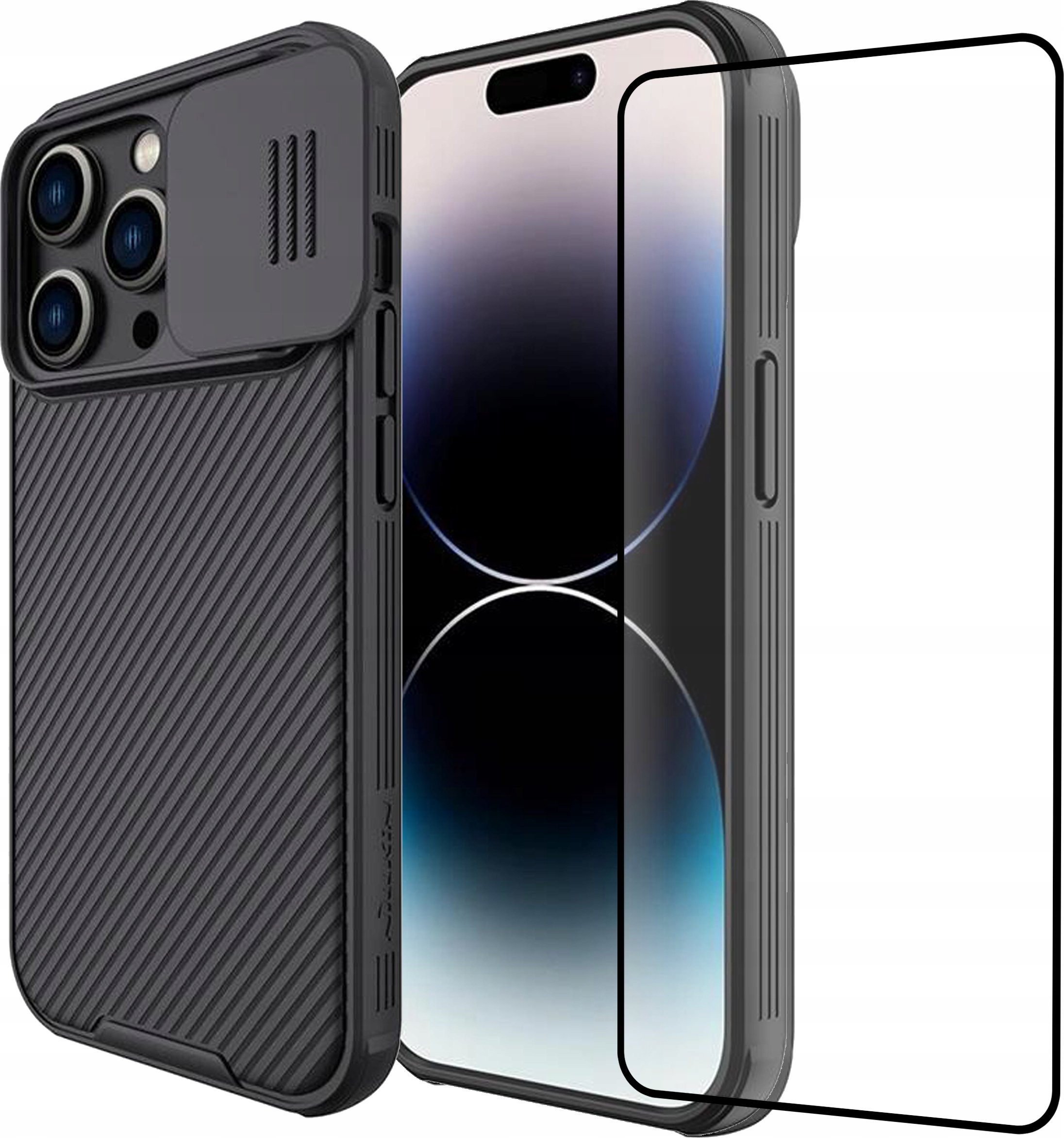 Nillkin ETUI DO IPHONE 14 PRO MAX PANCERNE OBUDOWA NA APARAT CAMSHIELD PRO SZKŁO
