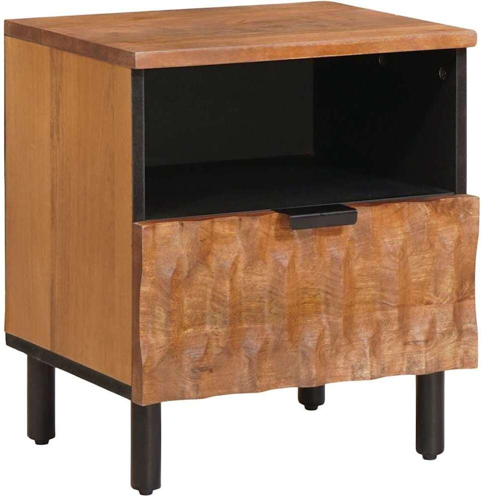 vidaXL Szafka Nocna Brązowy 40 x 33 x 46 cm Drewno z mango