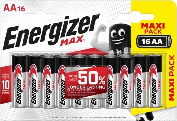 Energizer 16x Bateria Energizer MAX AA LR6 /16 eco cena za blister 16szt.