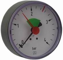 Afriso Manometr grzewczy RF 63 AX Ø=63mm 0-4bar 1/4" Kl. 2,5 - 63512