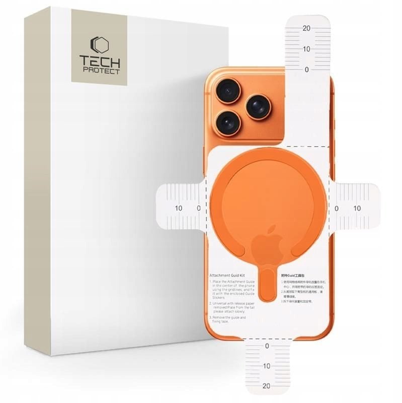 Uchwyt Tech-Protect MMP-200 Magnetic MagSafe Ring Cosmic Orange
