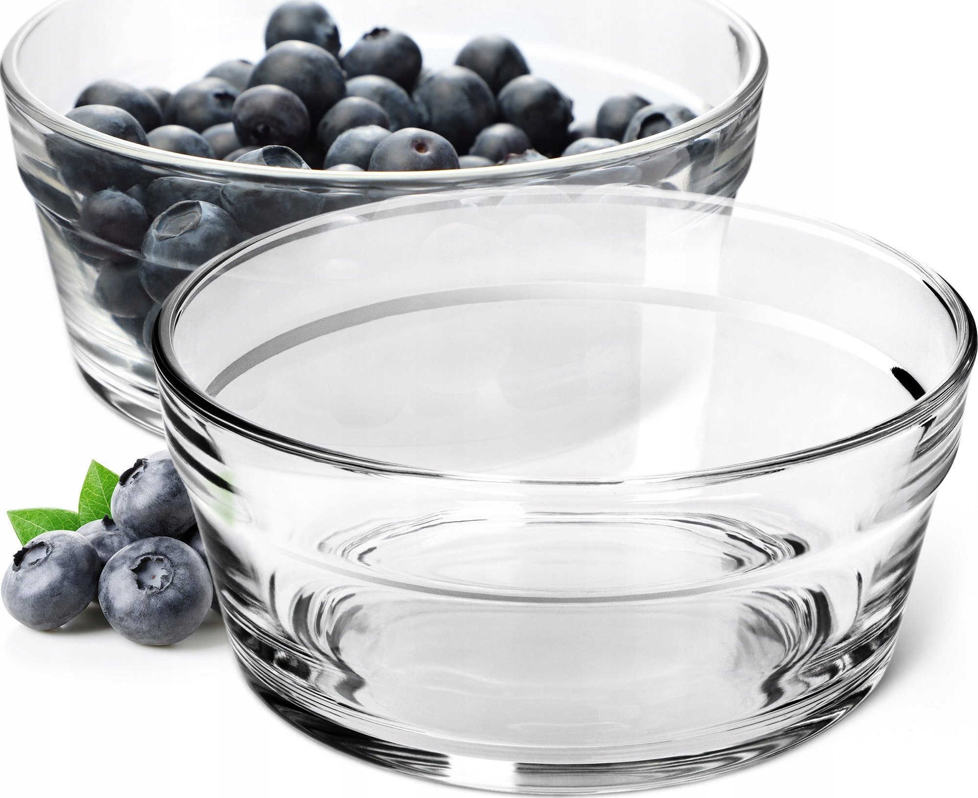 Kadax KADAX Salaterka Miska Szklana Przekąski 14cm 2szt