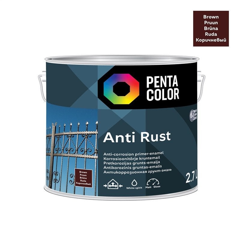 ANTICOR PAINT ANTI-RUST MEDIUMBROWN 2.7L