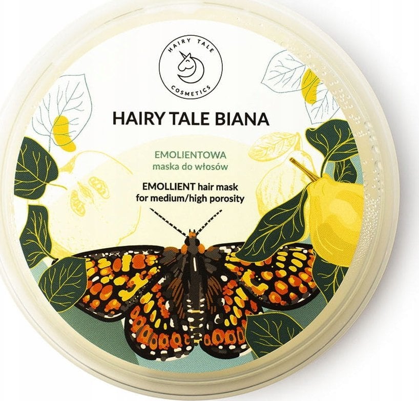 Alkotest HAIRY TALE_Biana emolientowa maska do włosów o średniej i wysokiej porowatości 200g