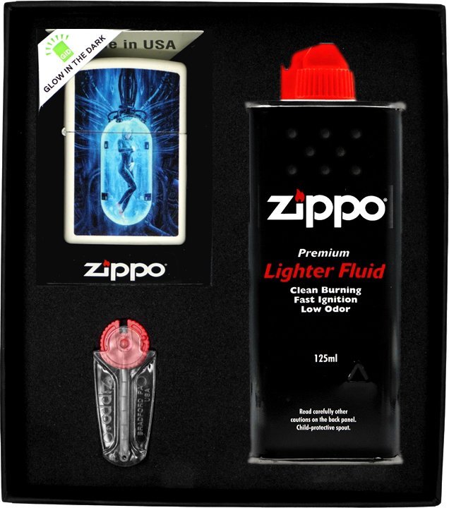 Zestaw ZIPPO Zapalniczka TUBE WOMAN DESIGN Prezentowy No1