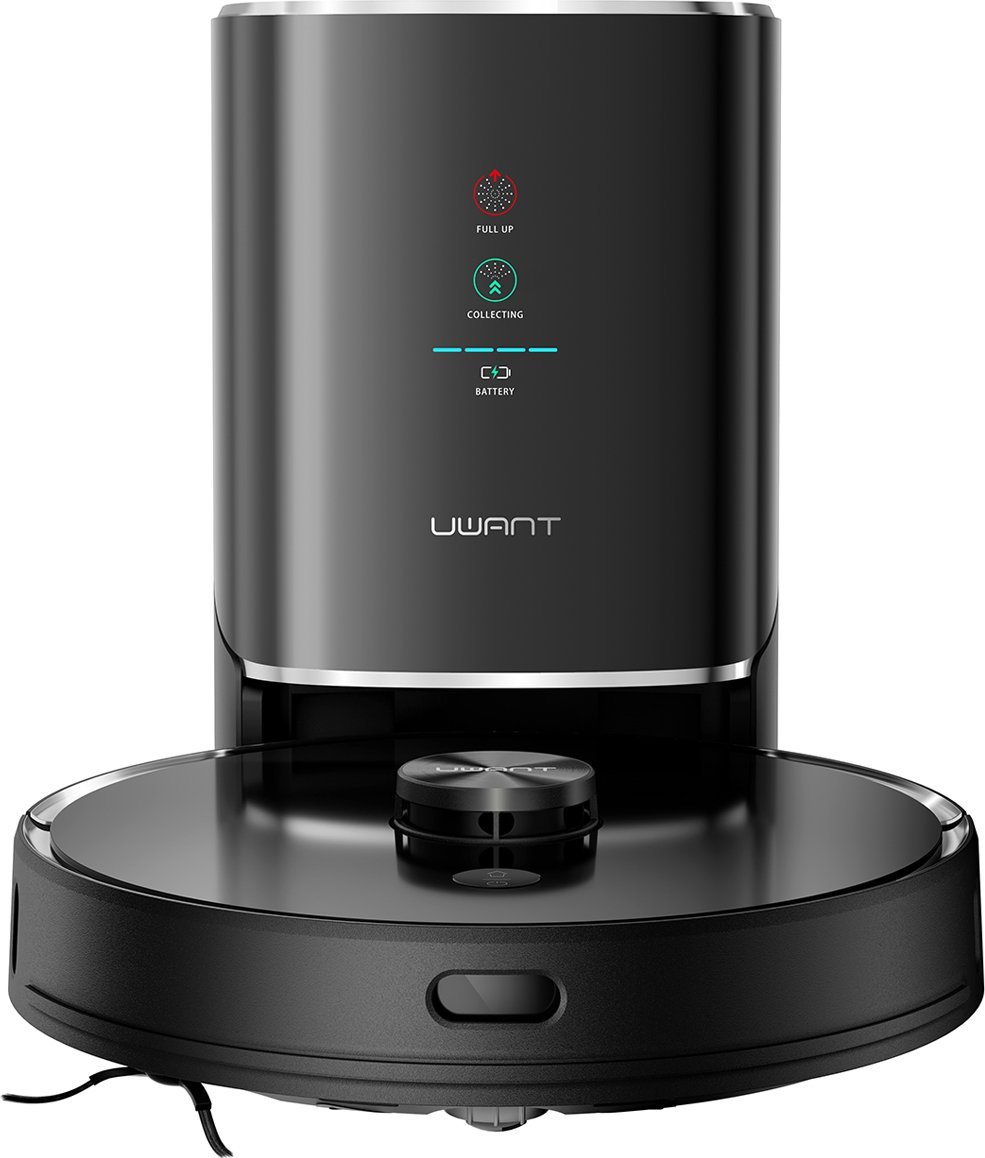 Robot sprzątający odkurzacz funkcją mopa + stacja ładująco - czyszcząca U100 - szary Robot sprzątający odkurzacz funkcją mopa + stacja ładująco - czys