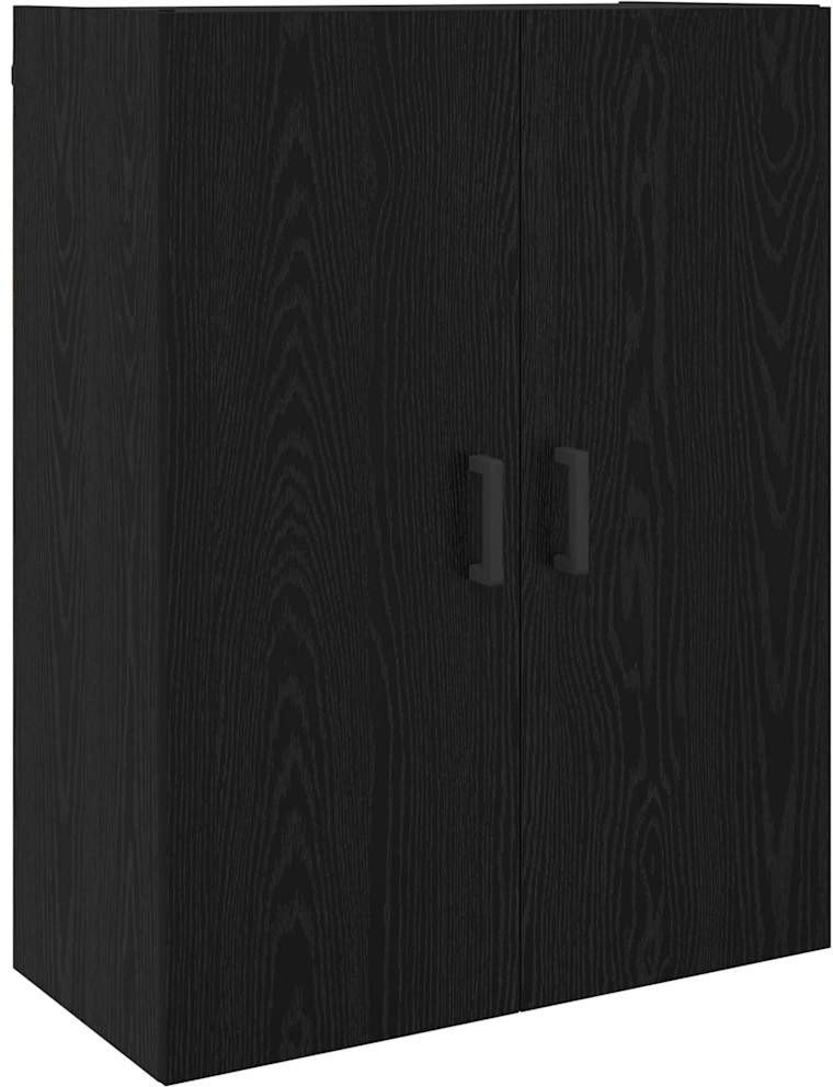 vidaXL Highboard 2 pcs Czarny dąb 69.5 x 34 x 180 cm