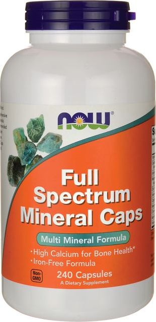 NOW Foods NOW Foods - Kompleks Minerałów, Bez Żelaza, 240 kapsułek