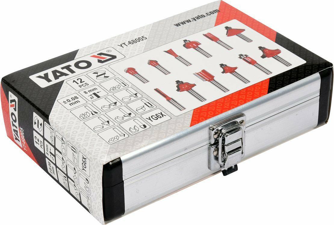 Yato YATO FREZY KSZTAŁTOWE 12cz. YT-68005