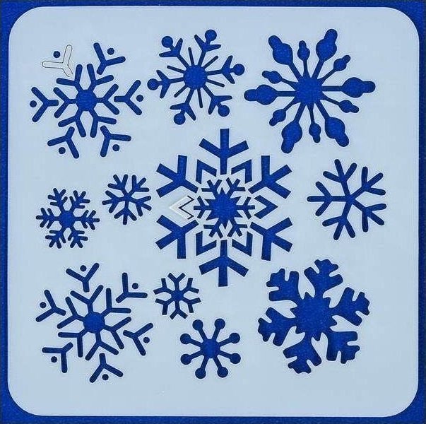 Koh I Noor Szablon 52 Płatki śniegu