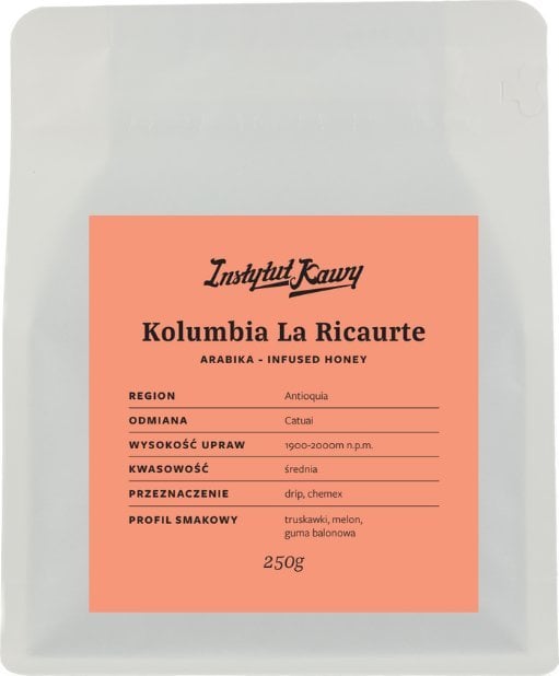 Kawa ziarnista LaCava Kolumbia La Ricaurte 250 g