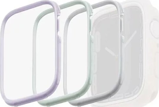 Uniq Ramka UNIQ do etui Moduo Apple Watch 4/5/6/7/8/SE 40/41mm Szałwiowy-Lillak-Biały/Sage-Lilac-White [3 PACK]