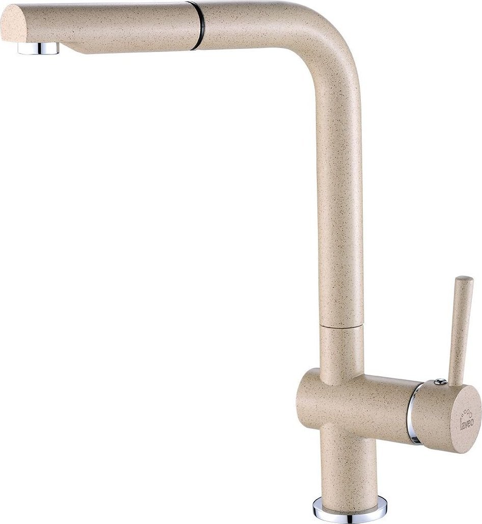 Bateria kuchenna Laveo LAVEO Luna - bateria zlewozmywakowa stojąca z wyciąganą wylewką