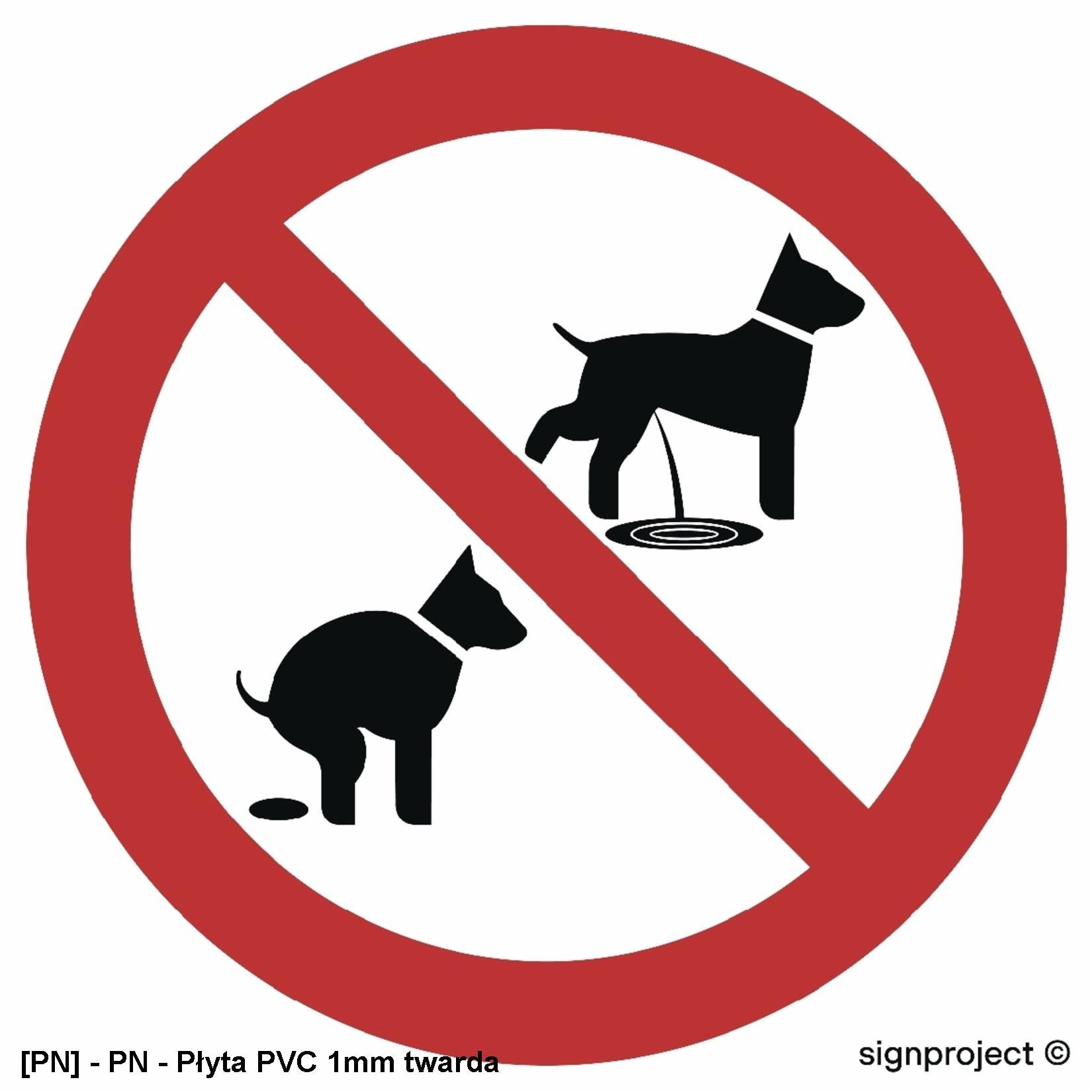 NC028 - Zakaz wyprowadzania psów 200x200