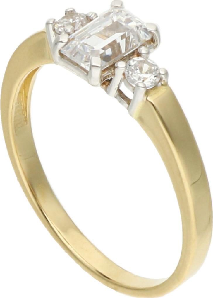 Rosanto Złoty pierścionek z cyrkoniami roz. 14 585 14k