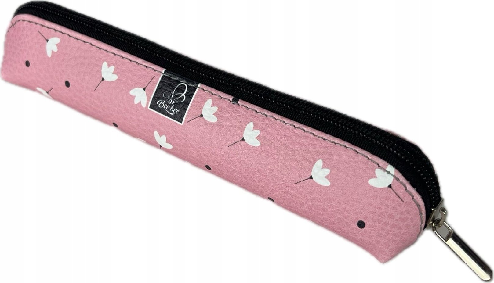 Piórnik Bee-bee Piórnik mini Kwiatki białe w różu