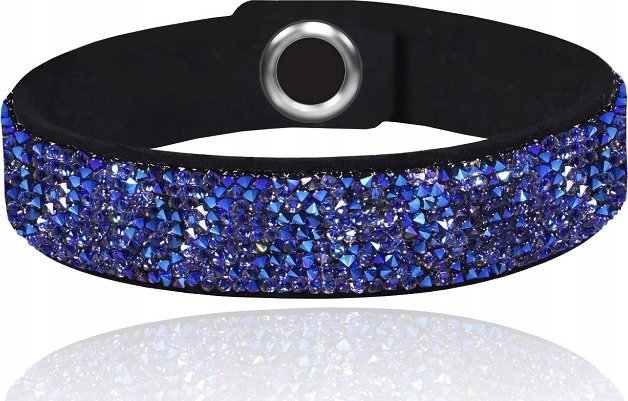 Radziszewska Jewellery Bransoletka Alcantara z Kryształami Dzień Kobiet Biżuteria Prezent ŻYCZENIA