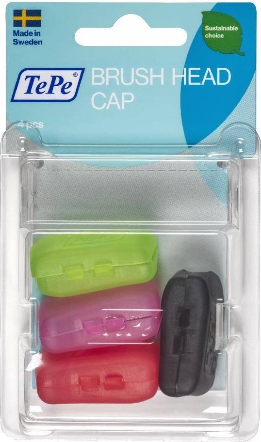 TePe Brush Head Cap osłona na główkę szczoteczki 4szt