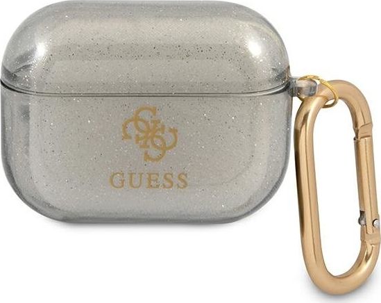Guess Etui ochronne GUAPUCG4GK Glitter Collection do AirPods Pro szare