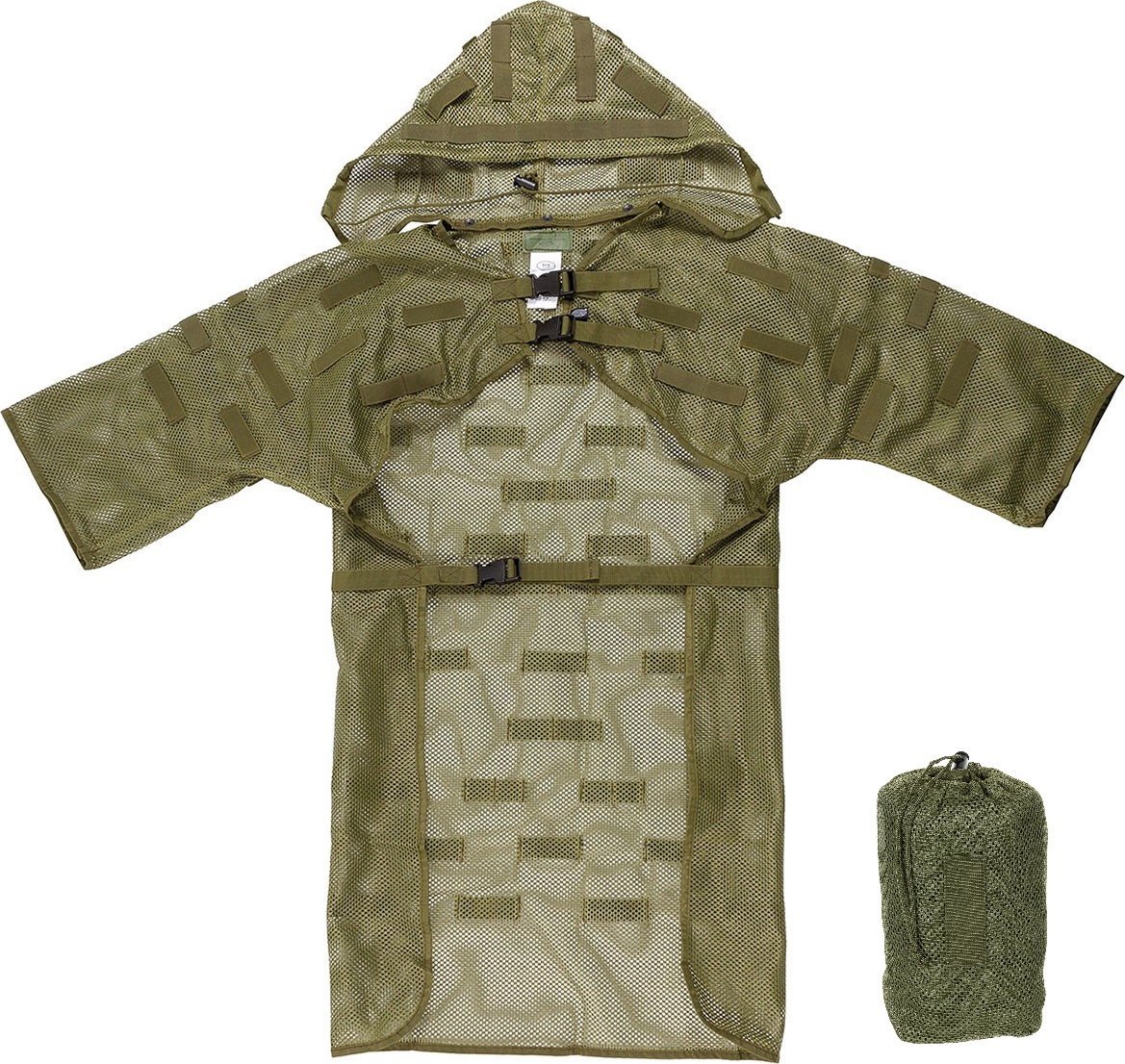 Kurtka męska MFH PŁASZCZ Z SIATECZKI ZE SZLUFKAMI MFH