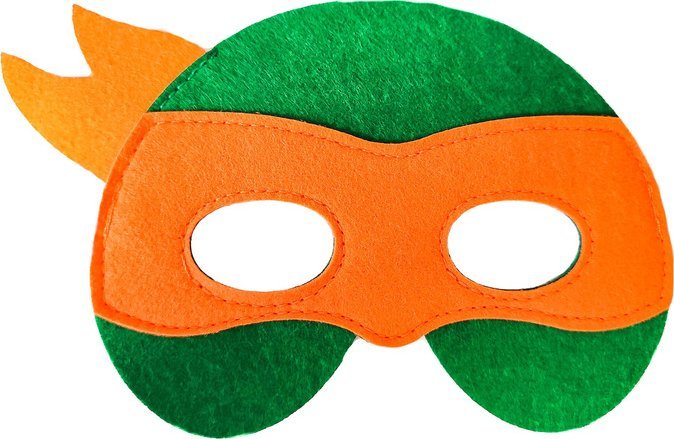 PRC FILCOWA MASKA MICHELANGELO ŻÓŁWIE NINJA