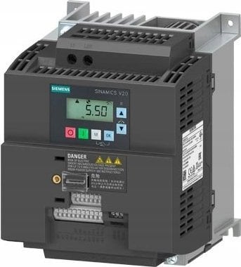 Siemens Falownik Uwe=230V, Uwy=3x230V/11A 2,2kW Sinamics V20 6SL3210-5BB22-2BV1