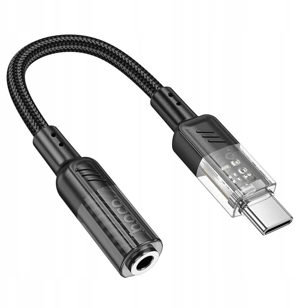 HOCO digital audio converter Type C to 3 5mm Female LS37 15cm black AKS_LS37 Black (6942007612609)