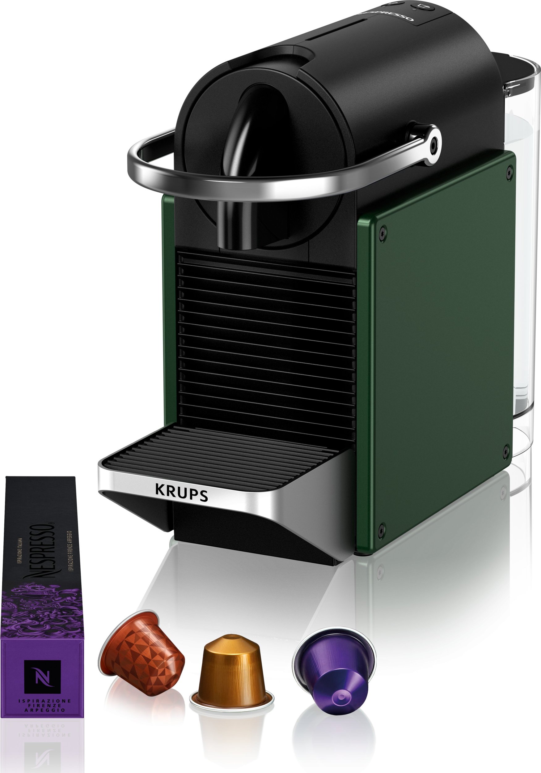 Ekspres na kapsułki Krups Krups XN 3063 Nespresso Pixie green